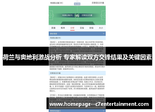 荷兰与奥地利激战分析 专家解读双方交锋结果及关键因素 荷兰与奥地利激战分析 专家解读双方交锋结果及关键因素